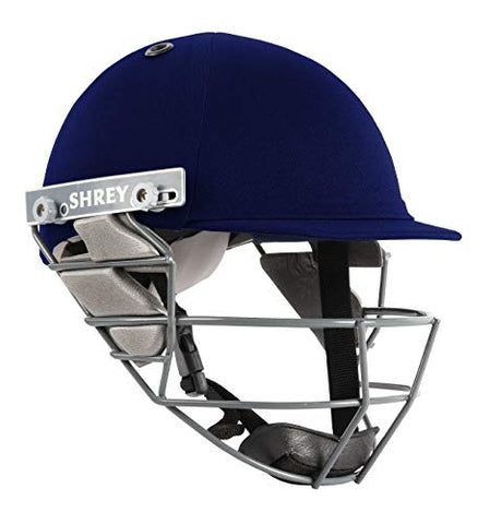 Image of SHREY Star Junior Steel Royal Blue Cricket Helmet