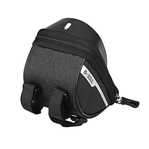 Image of B-Soul Waterproof Cycle Frame Bag with Touch Screen Bicycle Pouch Mobile Holder for All Phones Under 6.8 Inches (Black)
