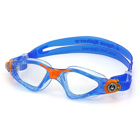 Image of Aqua Sphere Kayenne Junior Goggles, Blue/Orange, Clear