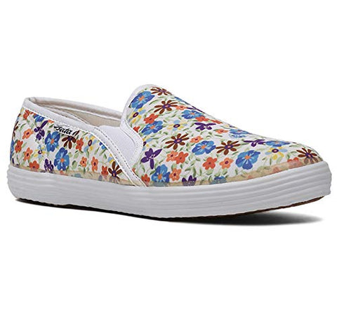 Image of BATA Women Printed Fitness White Ballet Flats6 UK (5591297)