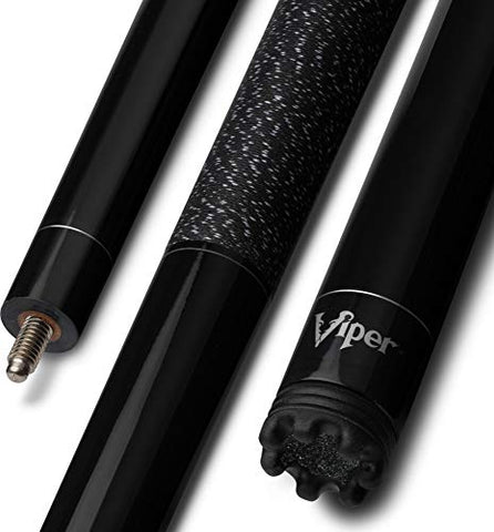 Image of Viper Jump Shot/Break 58" 3-Piece Billiard/Pool Cue, Black, 21 Ounce