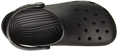 Image of crocs Unisex Adult Classic Black Clog-8 Men/ 9 UK Women (M9W11) (10001-001)