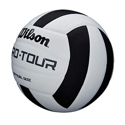 Image of Wilson Pro Tour Indoor Volleyball - Black/White