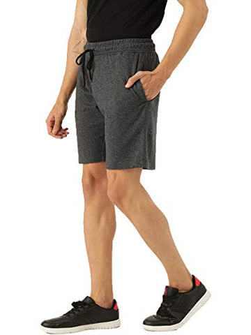 Image of Veirdo Men's Sports Shorts (SHT_99_ANTHRA_L_Anthra _Large)