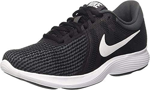 Image of Nike Women's WMNS Revolution 4 Black/White Shoes-7 UK (41 EU) (9.5 US) (908999-1)