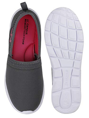 Image of Campus Women's NURA D.Gry/Pink Walking Shoes 7-UK