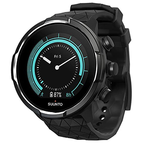 Image of Suunto New 9 Baro Titanium Black Durable GPS Sports Watch, Long and Intelligent Battery Life