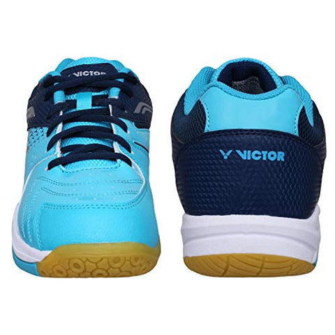 Image of Victor Men's Light / Medieval Blue Badminton Shoe - 16.5 UK