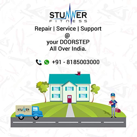 Image of Stunner Fitness SRX-550 Magnetic Rowing Machine with 10 Resistance Levels & LCD Display for Full Body Cardio Workout at Home