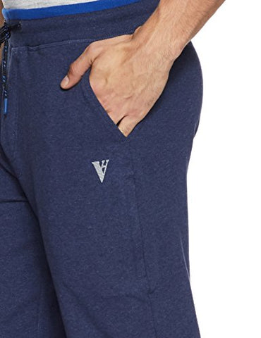 Image of Van Heusen Athleisure Men's Cotton Track Pants (8907670037652_50045_Navy_XL)