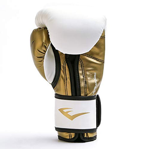 Image of Everlast P00000722 Boxing Gloves (White/Gold)