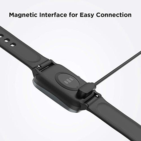 Image of GO SHOPS USB Fast W26 Cable, Watch Charger Magnetic 2 pin, Watch Charger, Boat Storm Smartwatch Adapter Length 45 cm for Smart Watch (Charge only)