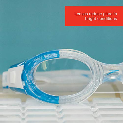 Image of Speedo 811596C527 Futura Biofuse Goggles, 1SZ (Clear/White/Clear)
