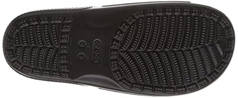 Image of crocs Unisex Adult Classic Black Slipper (207280-001), 8 UK