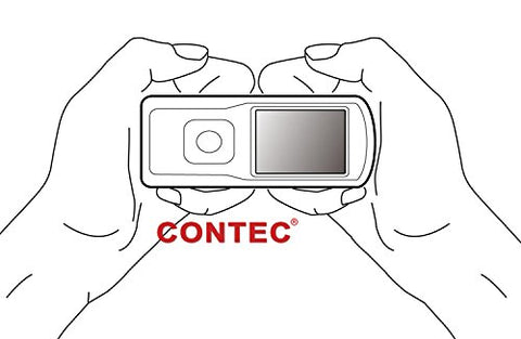 Image of CONTEC Portable ECG/EKG Monitor PC Software Electrocardiogram Bluetooth Heart Rate Beat LCD Monitor PM10