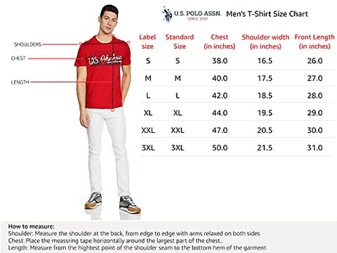 Image of US Polo Association Men's Solid Regular Fit T-Shirt (I633-195-PL_Navy_X-Large)