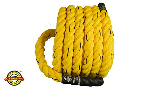 Image of ESSKAY UTTAM Rope Gym Exercise, Battle Rope (1.5 " Thick / 50 Feet)