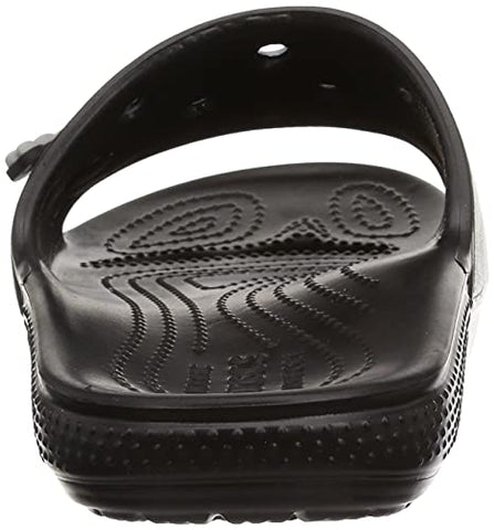 Image of crocs Unisex Adult Classic Black Slipper (207280-001), 8 UK