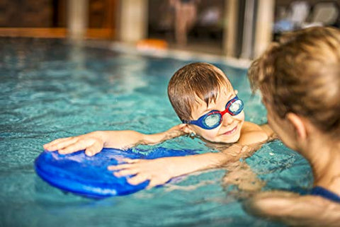 Image of Pro Aviana Junior Kickboard Buoy for Youth Children & Toddlers Swimming Aid & Exercise Board for Kids in The Pool & Open Waters | EVA Material & BPA Free (Blue)