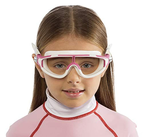 Image of Cressi Kid's Swimming Goggles (White Pink)