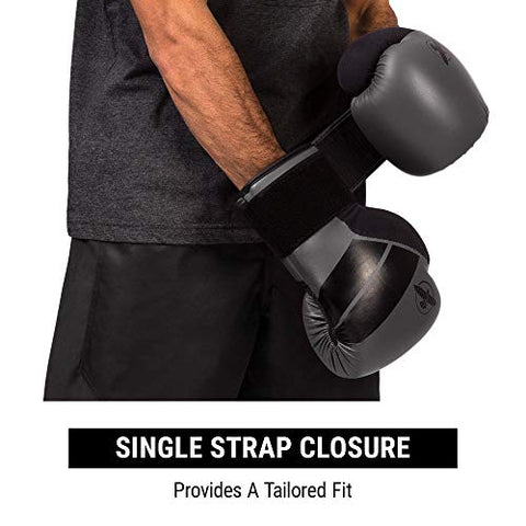 Image of Hayabusa S4 Boxing Gloves for Men and Women - Charcoal, 10 oz