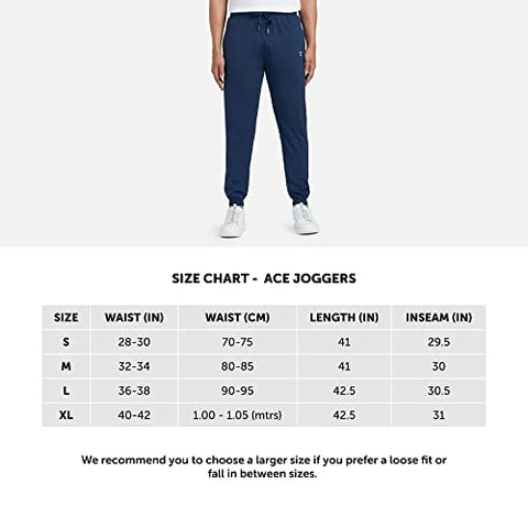 Image of XYXX Athleisure Men's Cotton Modal Joggers | Moisture Absorbent, Comfortable Stretch Loungewear | Tailored Relaxed Fit Solid Ace Joggers with Zipper Pocket | Pack of 1 (Black, Large)