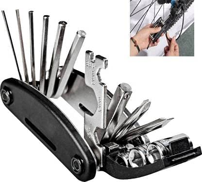 Image of Wavva 15 in 1 Multi-Function Bicycle Tools Sets Cycling Cycle Repair Tool KIT