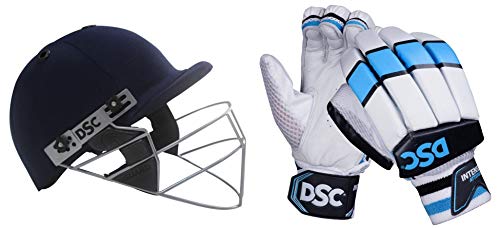 Cricket helmet hot sale and gloves