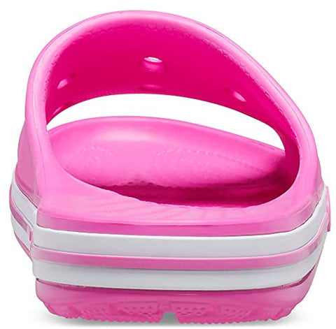 Image of Crocs Unisex Adult Bayaband Slide Electric Pink Slipper-5 Men/ 6 UK Women (M6W8) (205392-6QQ)6 US