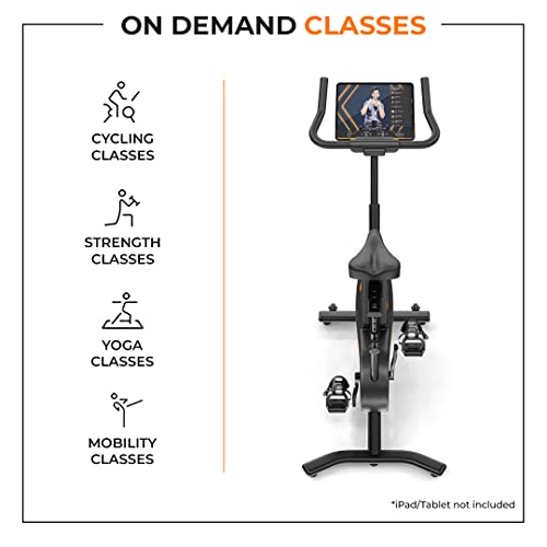 Flexnest Flexbike Lite Exercise Cycle | Smart Bluetooth Exercise Cycle for home with 500+ Live Classes on App, 100 Resistance Levels Cycle for exercise at Home Gym Workout & Cardio Spin Bike Cycling Machine gym equipment(Black)