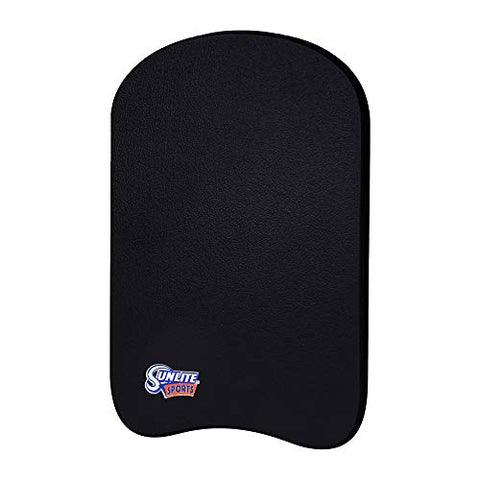 Image of Sunlite Sports Kids Swim Kickboard, Pool Float for Swimming Training and Light Water Exercise, Made of High-Density EVA Foam, Kids Boogie Board for Pool Fun (Black)