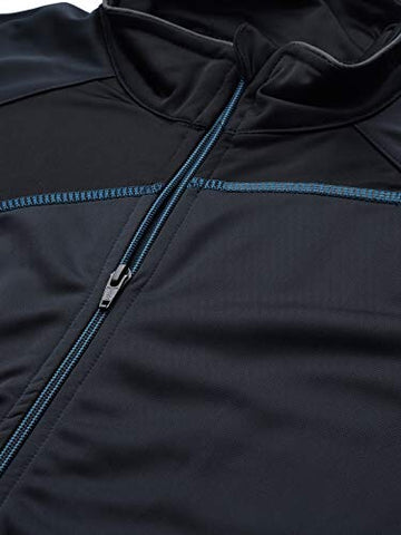 Image of DIDA Men's Polyester Tracksuit (D1283Navy_XL_Navy & Classic Blue_X-Large)