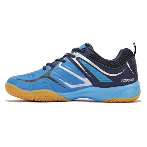 Image of YONEX Unisex Non Marking Badminton Shoes Tokyo Royal Blue Dark Navy UK 8