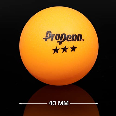 Image of EastPoint Sports 3-Star Table Tennis Balls (Orange, 40mm) - Pack of 6