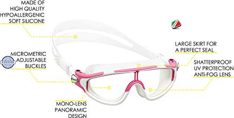 Image of Cressi Kid's Swimming Goggles (White Pink)