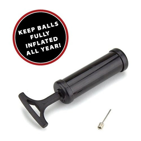 Image of Crown Sporting Goods Mini Basketball with Needle and Inflation Pump (Set of 3), 5-Inch