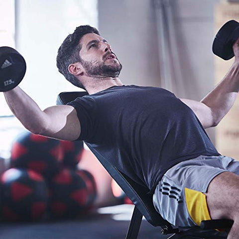 Image of Adidas Steel Essential Utility Bench (Black, Upright, 150 kg max. Load)