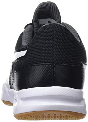 Image of Puma Unisex-Adult Tenaz Black White-Iron Gate-Gum Badminton Shoes-8 UK (104889)