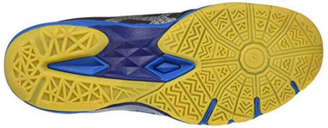 Image of ASICS Men's Gel-Blade 6 Print/Race Blue Badminton Shoes-10 UK/India (45 EU)(11 US) (R703N.402)