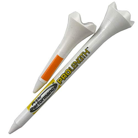 Image of Pride Professional Tee System Evolution Plastic Golf Tees - Pack of 50, (40 Count 2-3/4-Inch and 10 Count 1-1/2-Inch)
