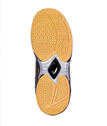 Image of FEROC Black & Golden Unisex Badminton Shoes