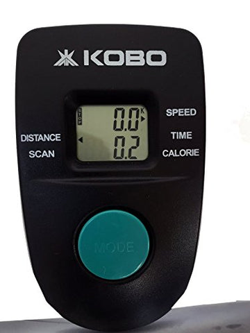 Image of KOBO AIR Bike Delux Exercise Cycle with Back Rest Dual Action / Electronic Meter