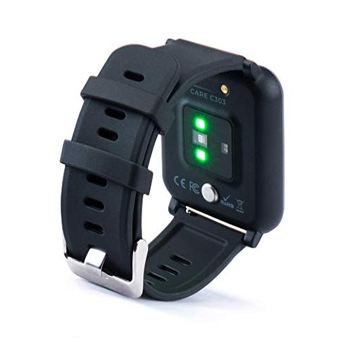 Image of Tres Care C303 Smart Health Band, Bluetooth - Black