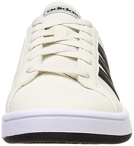 Image of Adidas Men's Grand Court Base ORBGRY/CBLACK/FTWWHT Tennis Shoe-8 Kids UK (KYJ09)