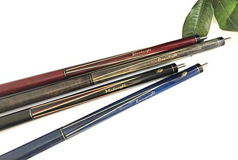 Image of Tai ba cues Pool cue Linen Wrap Pool Stick cue with 13mm Multilayer Leather Tip, 58", Hardwood Canadian Maple Professional Billiard 19, 20, 21 Oz (Selectable) 2-Piece Pool Cue Stick