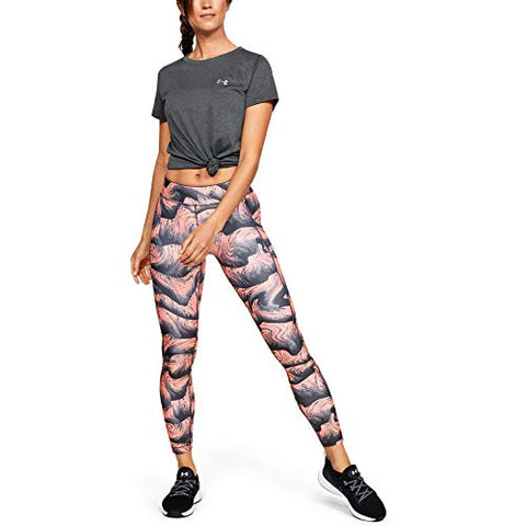Image of Under Armour Women's Tech T-Shirt, Carbon Heather/Metallic Silver, Large
