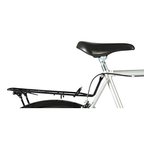 Image of Hero Hawk Nuage 27T Single Speed Hybrid Bike (Black Silver, Ideal For : 12+ Years )