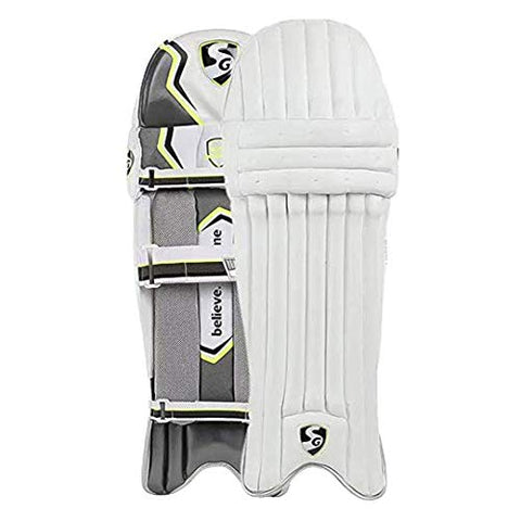 Image of SG Campus Batting Leg Guards, Adult (Assorted)&SG blazetech m Cricket Helmet, Medium