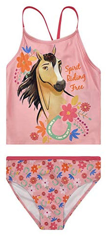 Image of Dreamwave Girls' Spirit Two Piece Swimsuit Bathing Suit Bathingsuit 6X