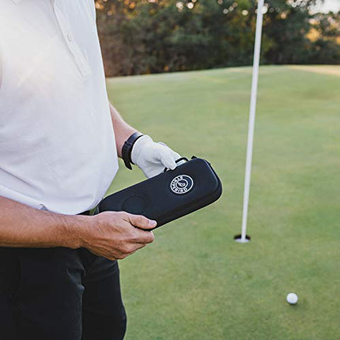 Image of Stripebird - Golf Performance Gloves Holder Case (Major Red) - Protect and Keep Golf Gloves Dry - Moisture Free Storage Design - Includes Golf Bag Clip for Golfers